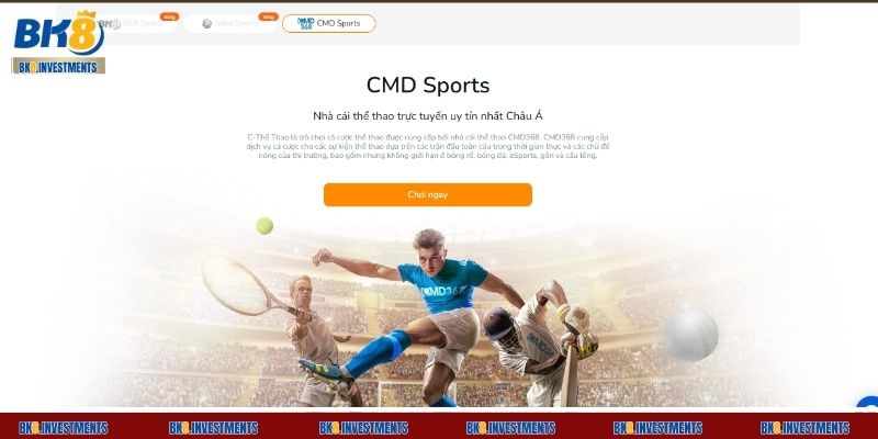 Vì sao nên chọn thể thao BK8 để cá cược?