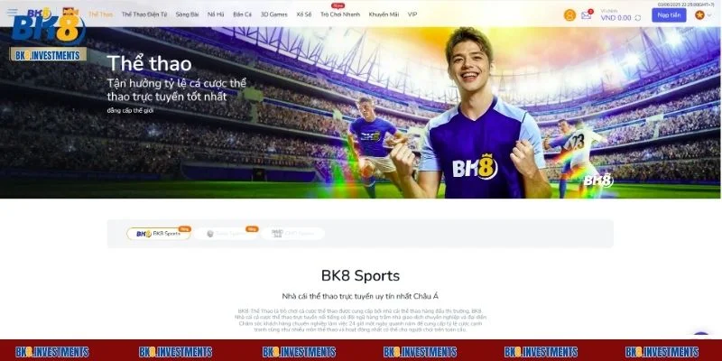 BK8 là thương hiệu giải trí đổi thưởng danh tiếng