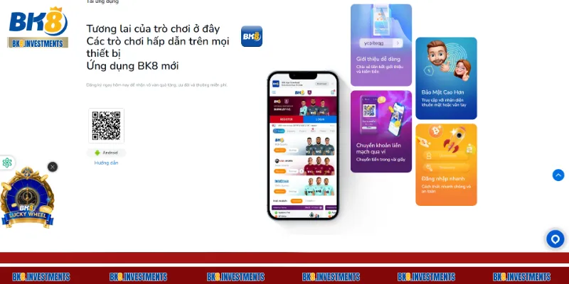Hướng dẫn hội viên cách tải app BK8 về điện thoại dòng Android