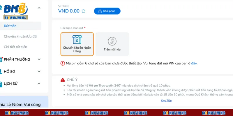 Nhiều cách khắc phục rút tiền không về chuẩn mà tân binh cần lưu ý
